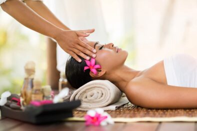 Balinese massage in Sidemen at the holiday accommodation Villa Uma Dewi Sri in Bali