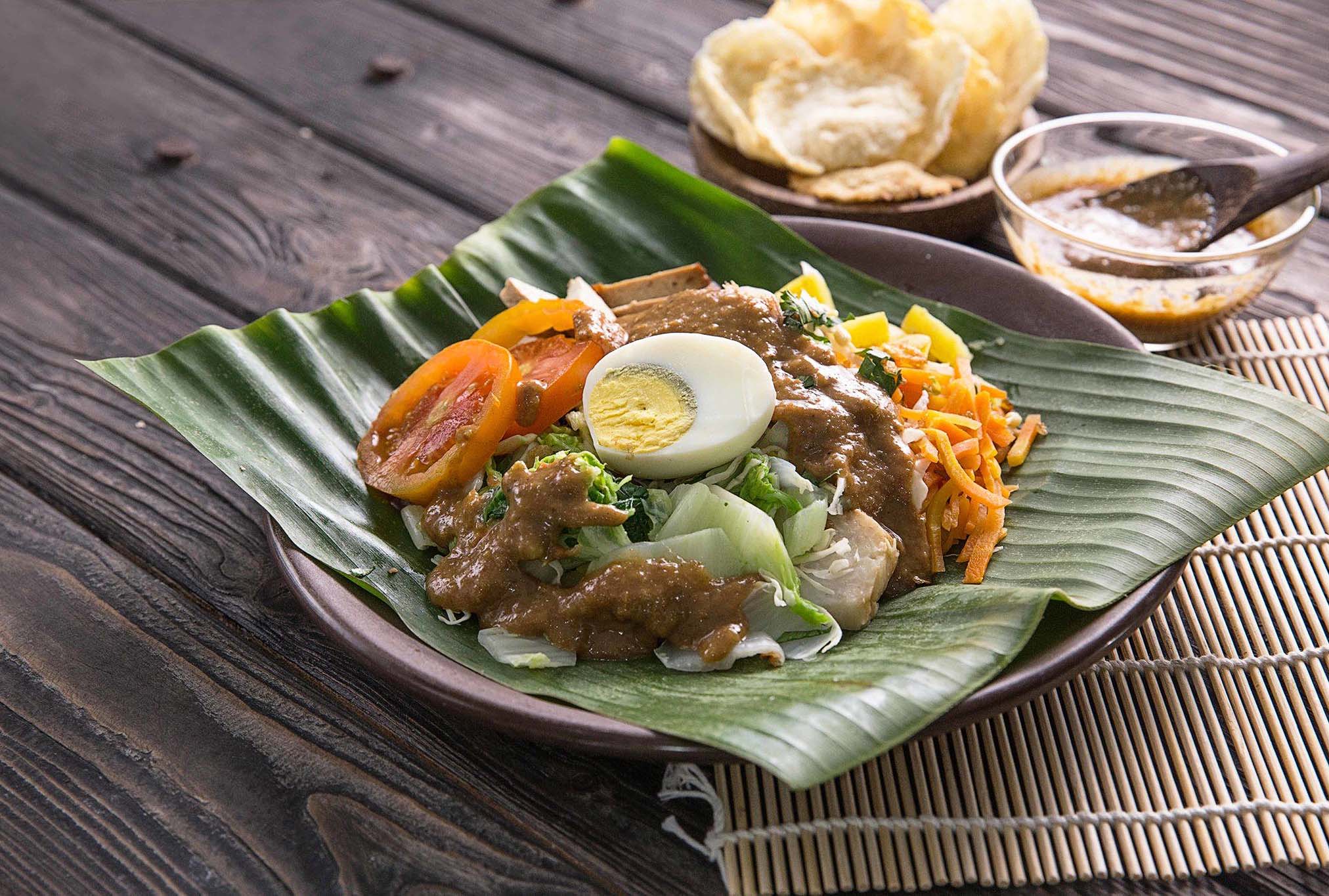 Gado-gado lunch at Villa Uma Dewi Sri - Restaurant - Sidemen - Bali