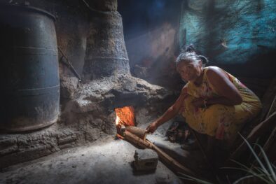 Local Balinese Woman destining Arak the traditional way